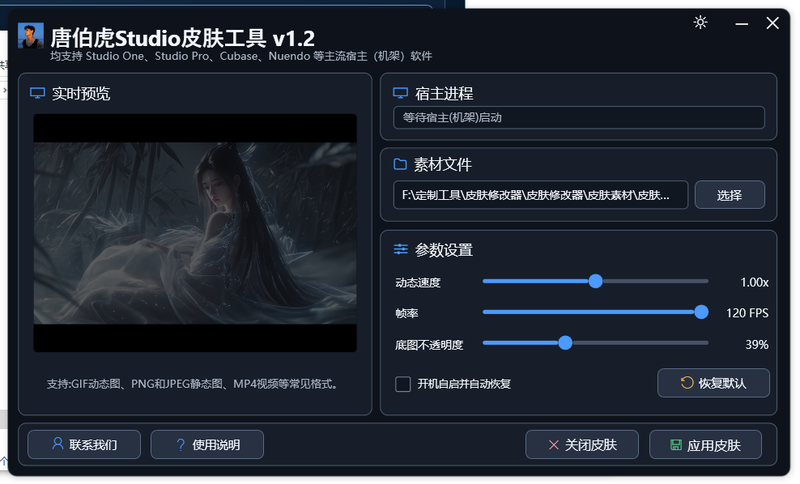 宿主机架皮肤工具-唐伯虎音频资源网-专业音频插件与混音母带资源